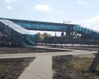 Надземный пешеходный переход в Воронежской области